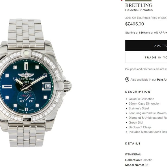 BREITLING COCKPIT Diamond Ladies Watch - Picture 15 of 15